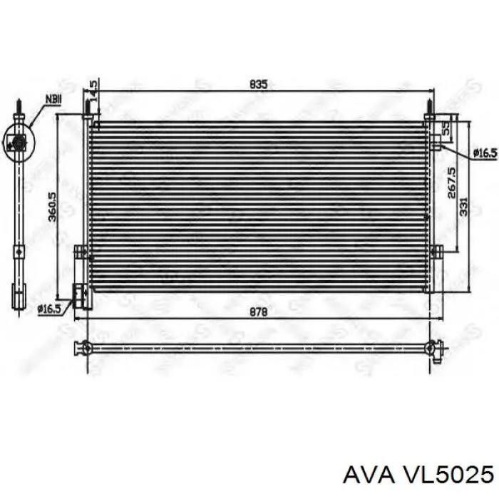 VL5025 AVA condensador aire acondicionado