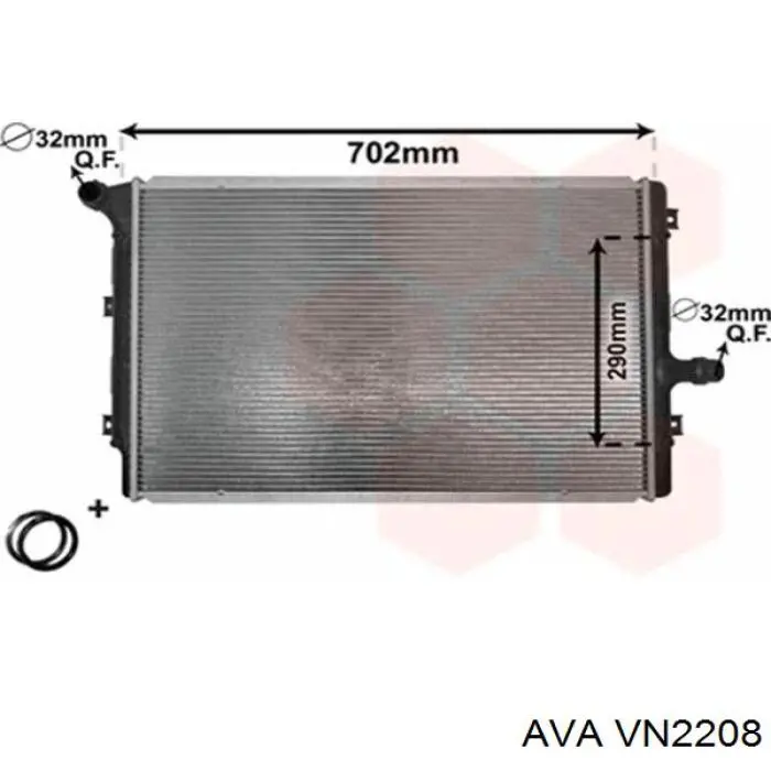 Radiador VN2208 AVA