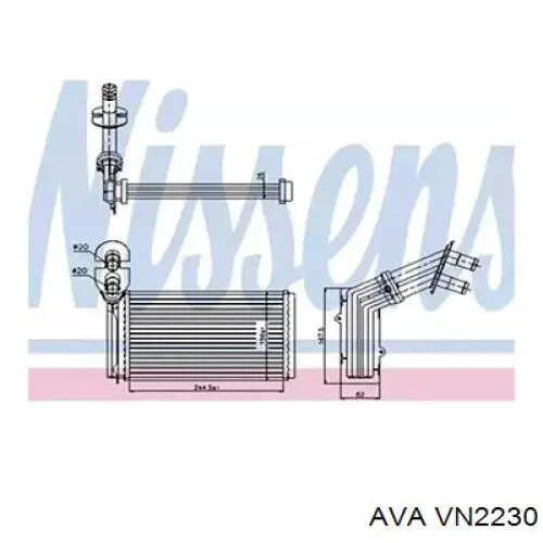 VN2230 AVA radiador