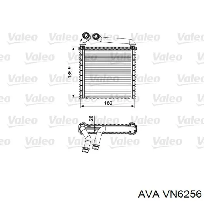 VN6256 AVA radiador de calefacción