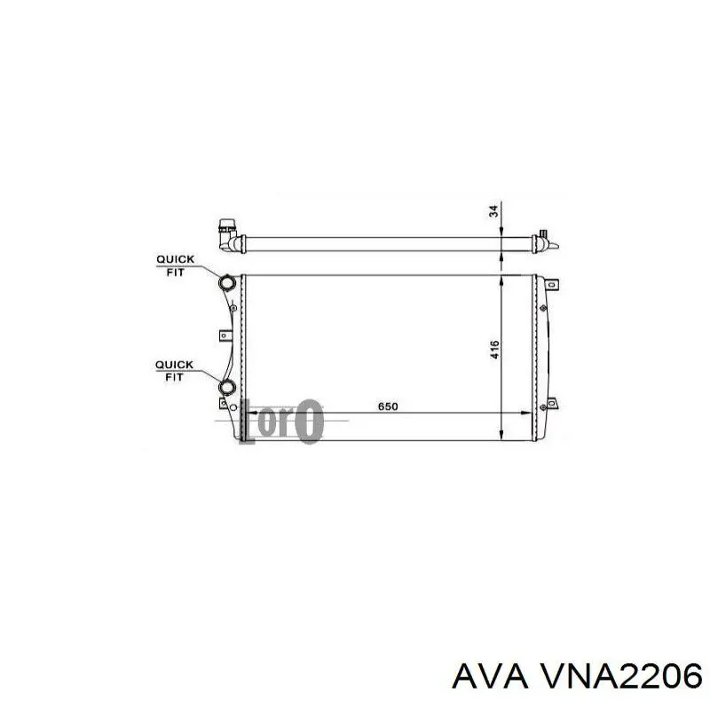 VNA2206 AVA radiador