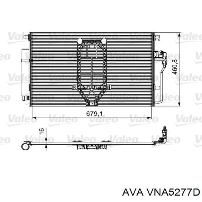 VNA5277D AVA condensador aire acondicionado