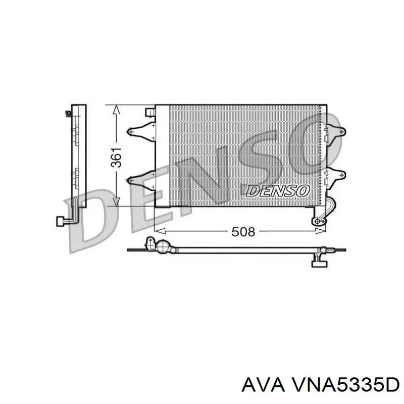Condensador aire acondicionado VNA5335D AVA