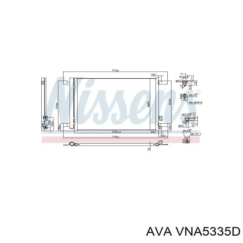 VNA5335D AVA condensador aire acondicionado
