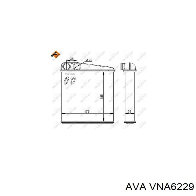 Radiador de calefacción AVA VNA6229 precio, desde 37,36 EUR