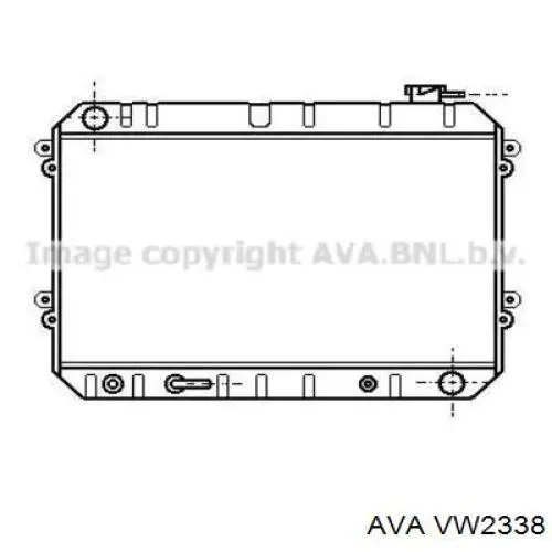 Radiador refrigeración del motor Volkswagen Golf 8 CD1, DA1