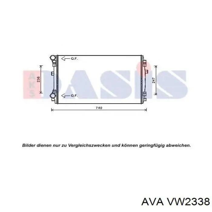 Radiador refrigeración del motor Volkswagen Golf 8 CD1, DA1