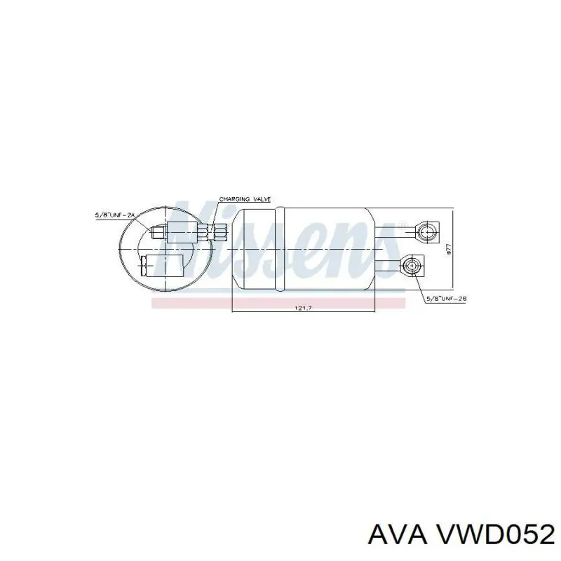 VWD052 AVA receptor-secador del aire acondicionado