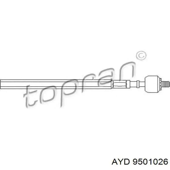 Bieleta de direccion Peugeot/Citroen 38120000