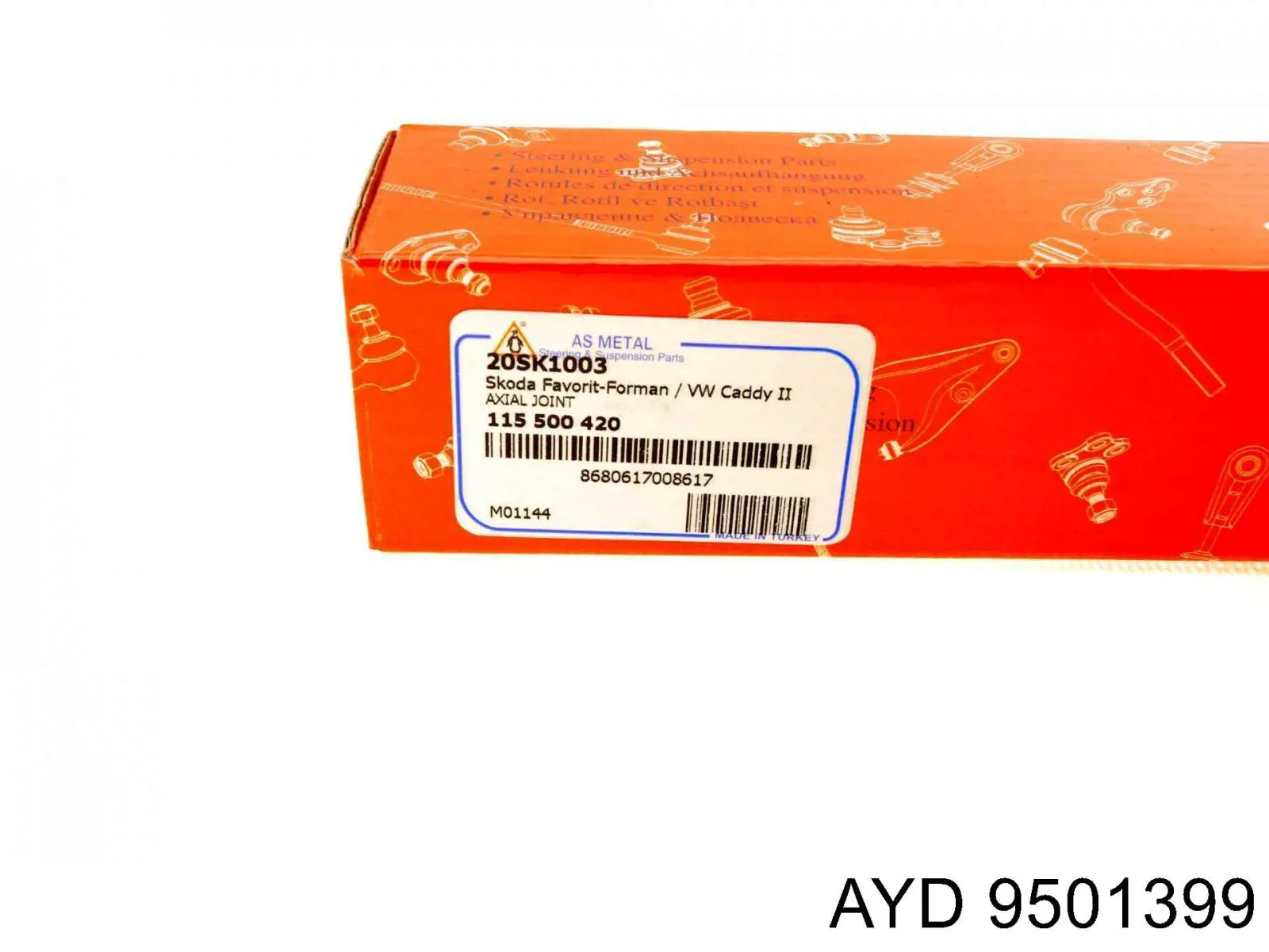Barra de acoplamiento R717 Teknorot
