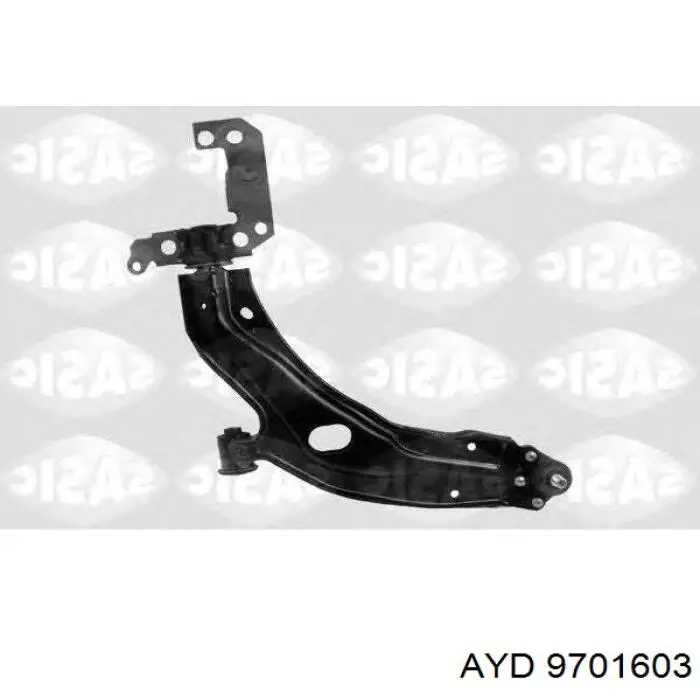 Brazo inferior izquierdo de la suspensión delantera 9701603 AYD