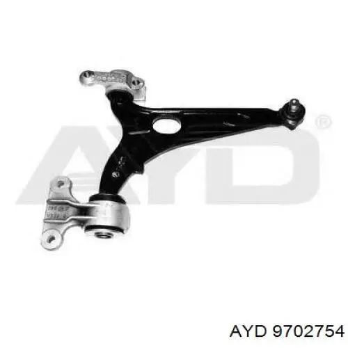 Brazo inferior izquierdo de la suspensión delantera AYD 9702754