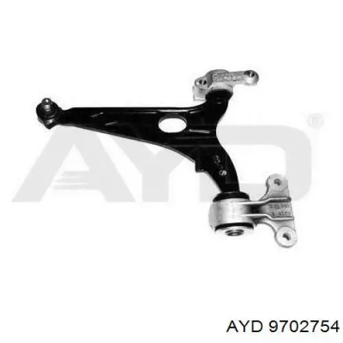Brazo inferior izquierdo de la suspensión delantera 9702754 AYD