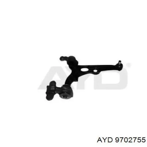 Brazo inferior derecho de la suspensión delantera 9702755 AYD