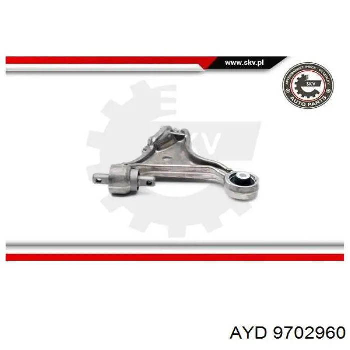 Brazo inferior derecho de la suspensión delantera 36051003 Volvo