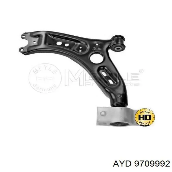 Brazo inferior izquierdo de la suspensión delantera 51244 GKN-Spidan