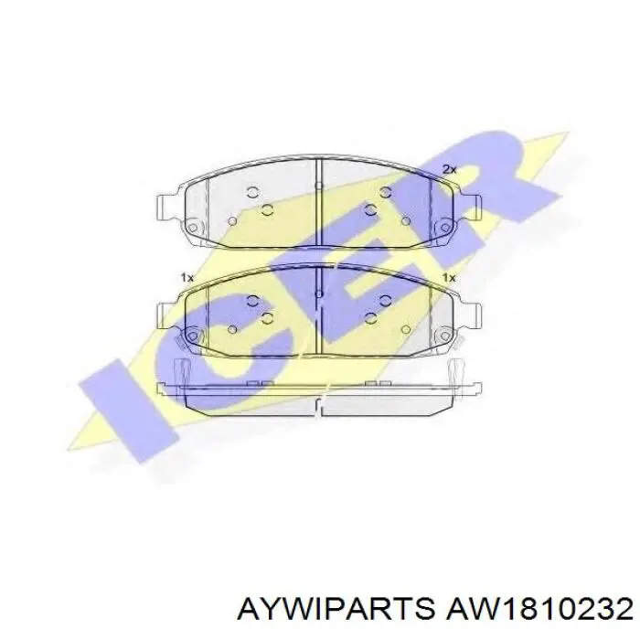 Pastillas de freno delanteras Citroen C3 1 FC