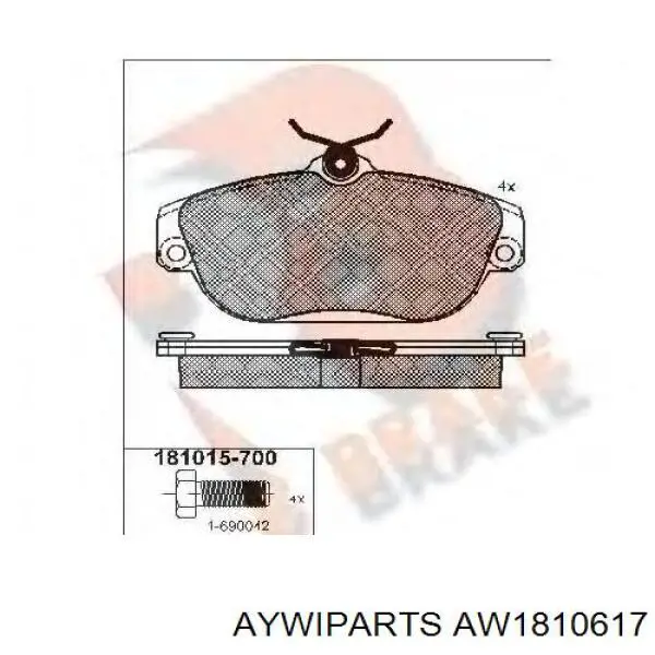 Pastillas de freno delanteras Subaru Impreza 3 GH