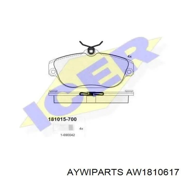 Pastillas de freno delanteras Subaru Impreza 3 GH