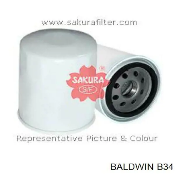 B34 Baldwin filtro de aceite
