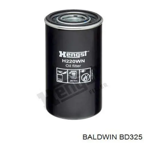 BD325 Baldwin filtro de aceite