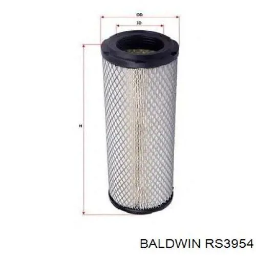 RS3954 Baldwin filtro de aire