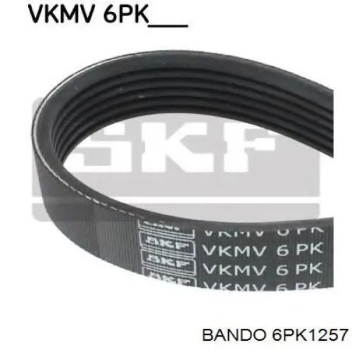 6PK1257 Bando correa trapezoidal