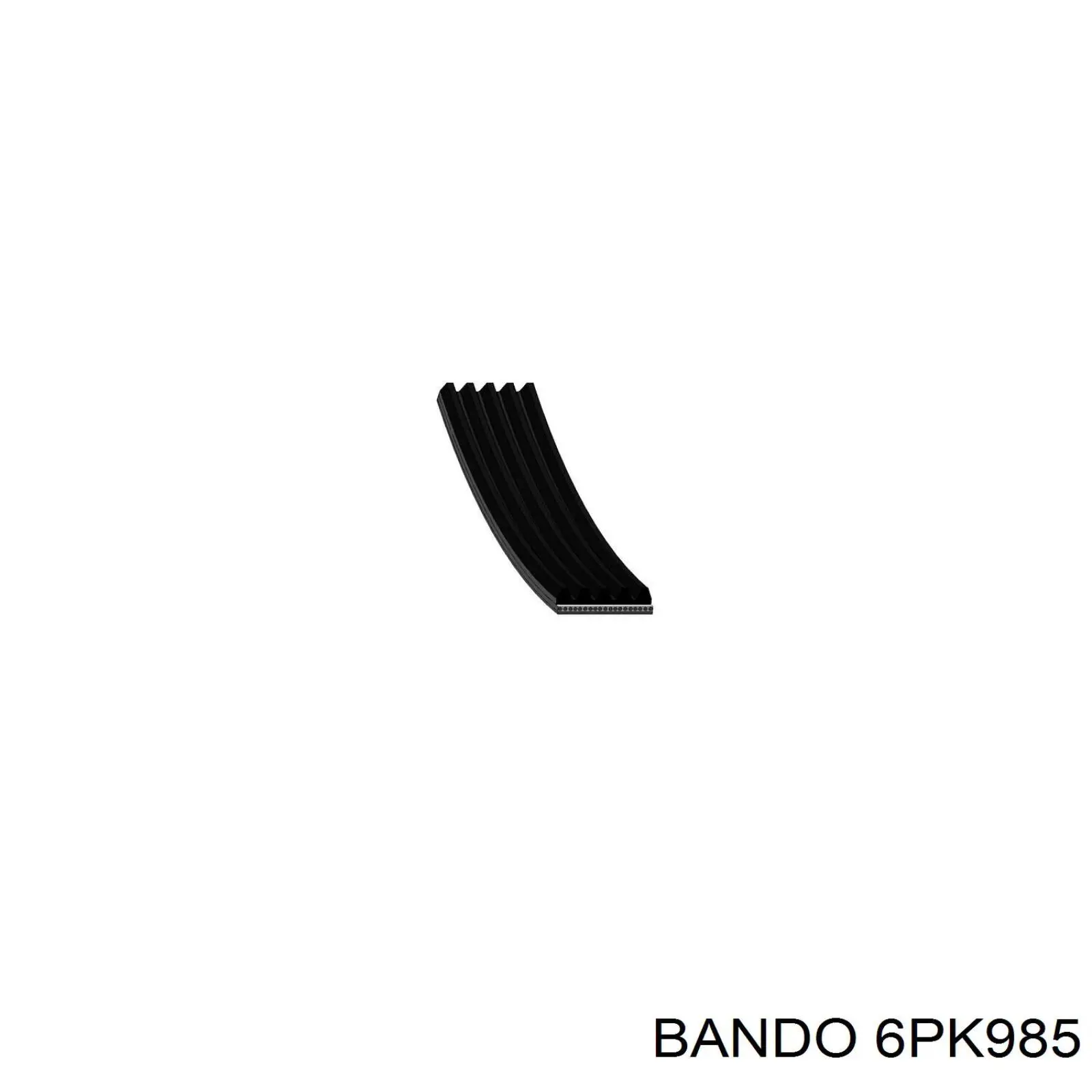 6PK985 Bando correa trapezoidal