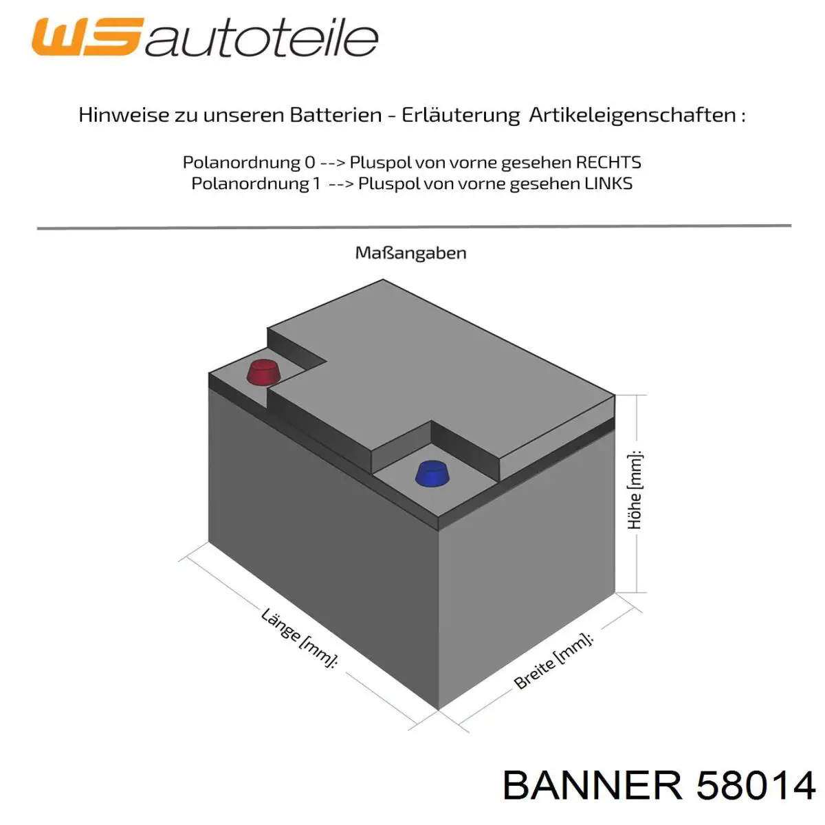 Batería de arranque Banner 58014 precio, desde 134,45 EUR