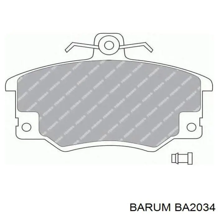 Pastillas de freno delanteras Fiat Tipo 160