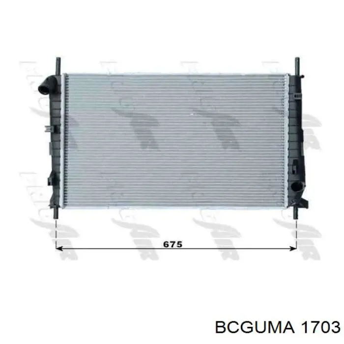 1703 Bcguma silentblock de suspensión delantero inferior