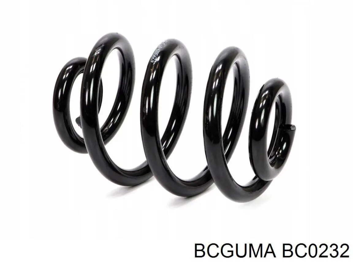 BC0232 Bcguma Aislador de resorte trasero inferior de goma