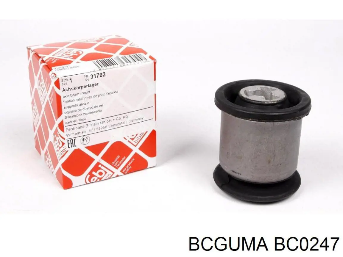 Buje del brazo inferior trasero Bcguma BC0247 precio, desde 11,48 EUR
