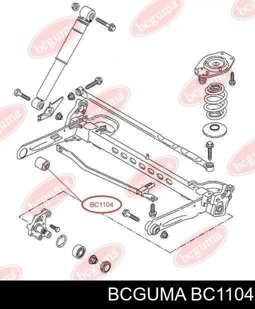 Comprar BC1104 Bcguma Silentblock trasero