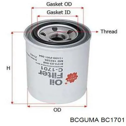 Silentblock de brazo de suspensión Bcguma BC1701 precio, desde 4,91 EUR