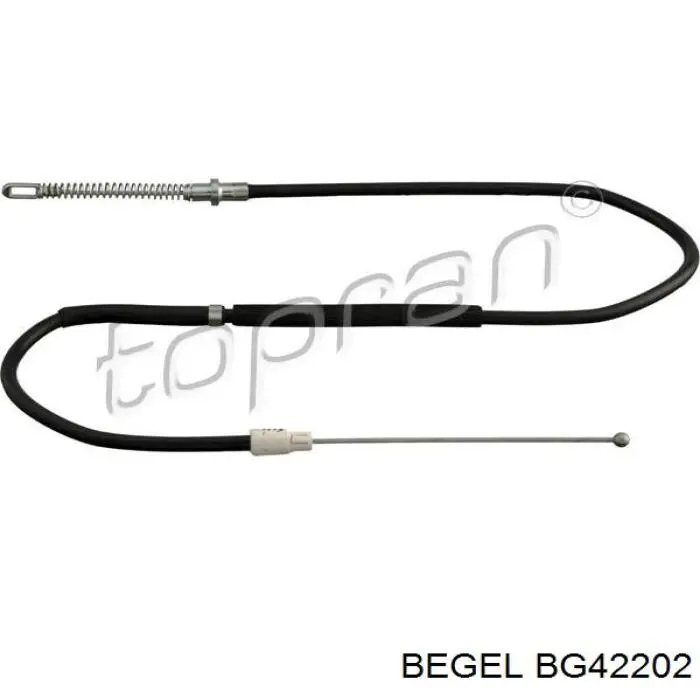 BG42202 Begel cable de freno de mano trasero derecho/izquierdo