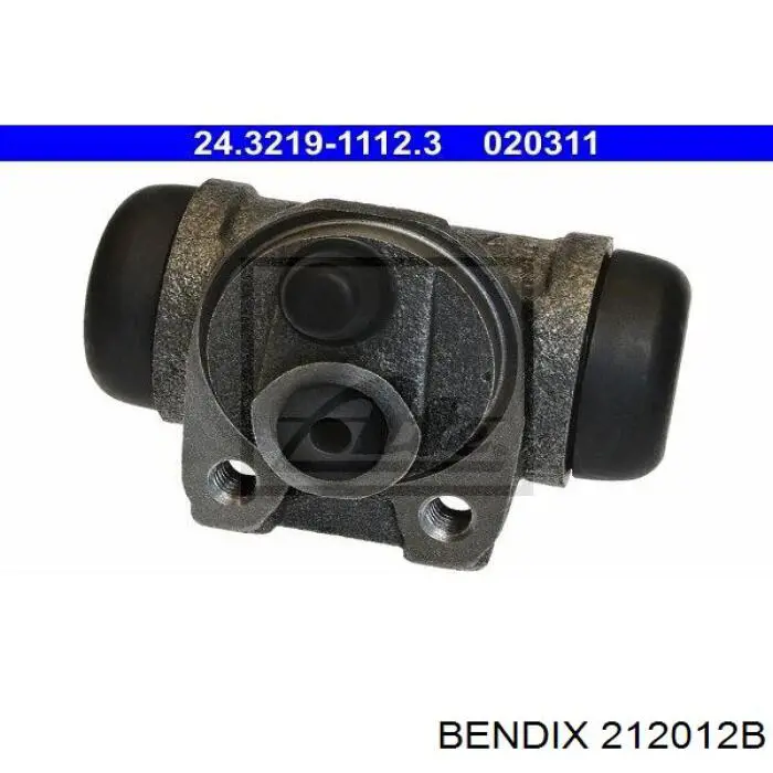 212012B Jurid/Bendix cilindro de freno de rueda trasero