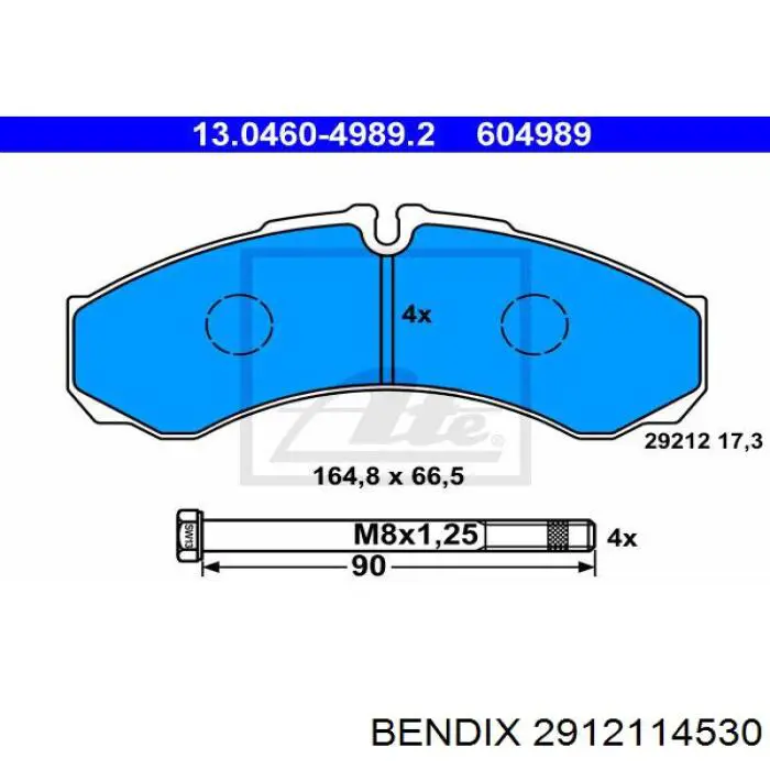 2912114530 Jurid/Bendix pastillas de freno delanteras