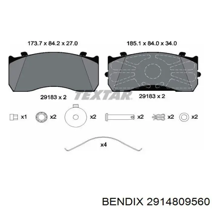 2914809560 Jurid/Bendix