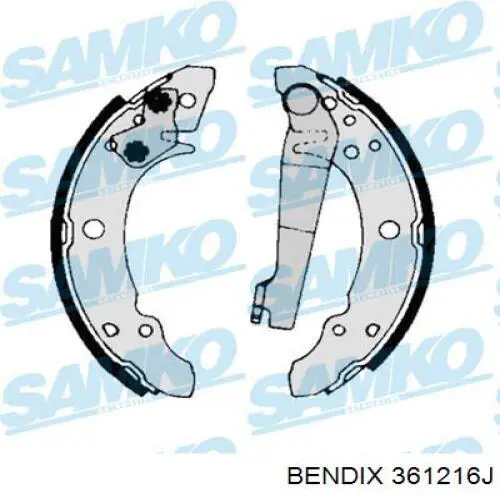 Zapatas de freno de tambor traseras Jurid/Bendix 361216J precio, desde 15,81 EUR