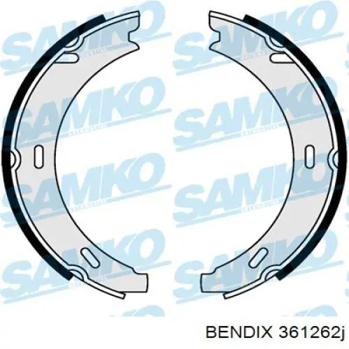 Juego de zapatas de frenos, freno de estacionamiento Mercedes E C124