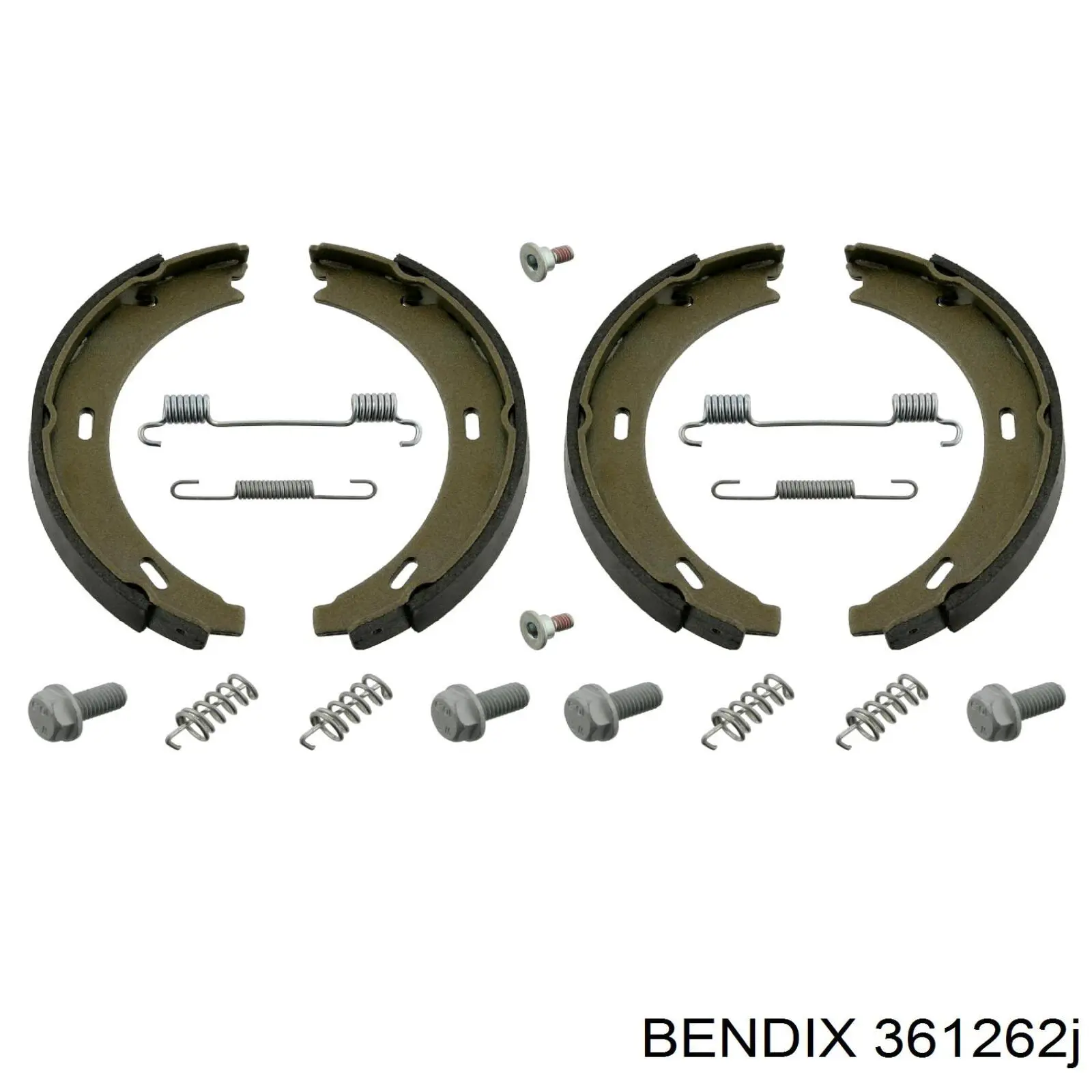 Juego de zapatas de frenos, freno de estacionamiento Mercedes E C124