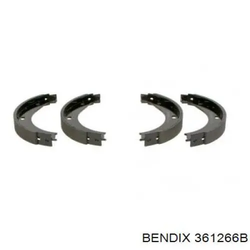 Juego de zapatas de frenos, freno de estacionamiento BMW 5 E28