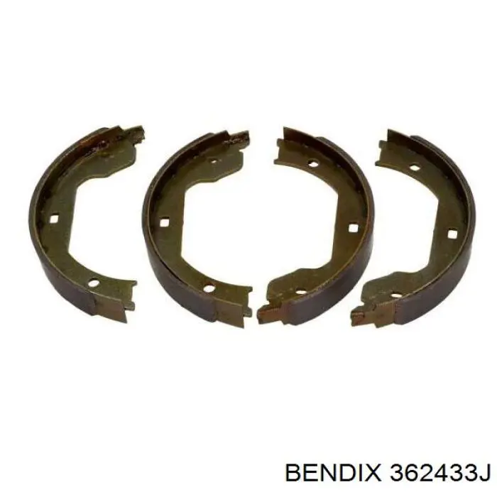 Juego de zapatas de frenos, freno de estacionamiento BMW 5 E39