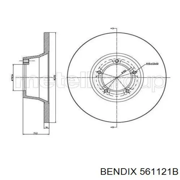 561121B Jurid/Bendix