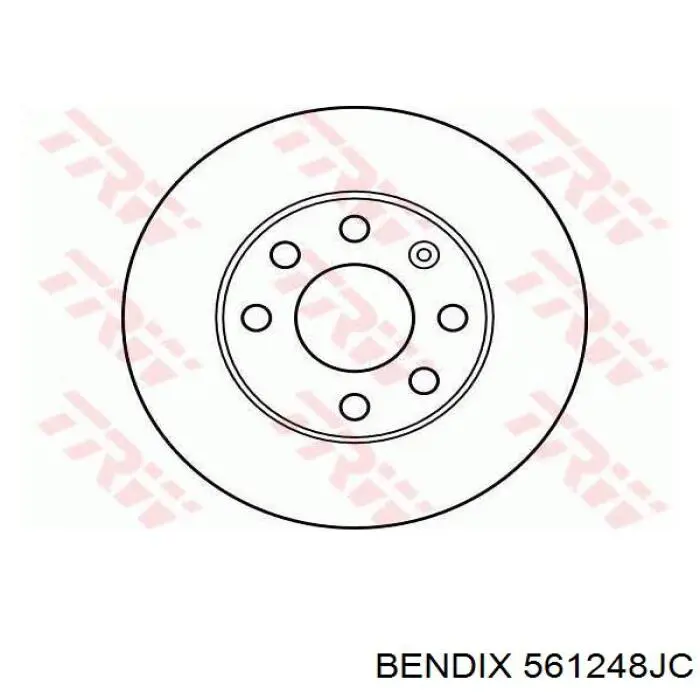 Freno de disco delantero Opel Astra 51, 52, F35, M35
