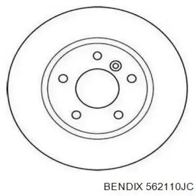 562110JC Jurid/Bendix freno de disco delantero