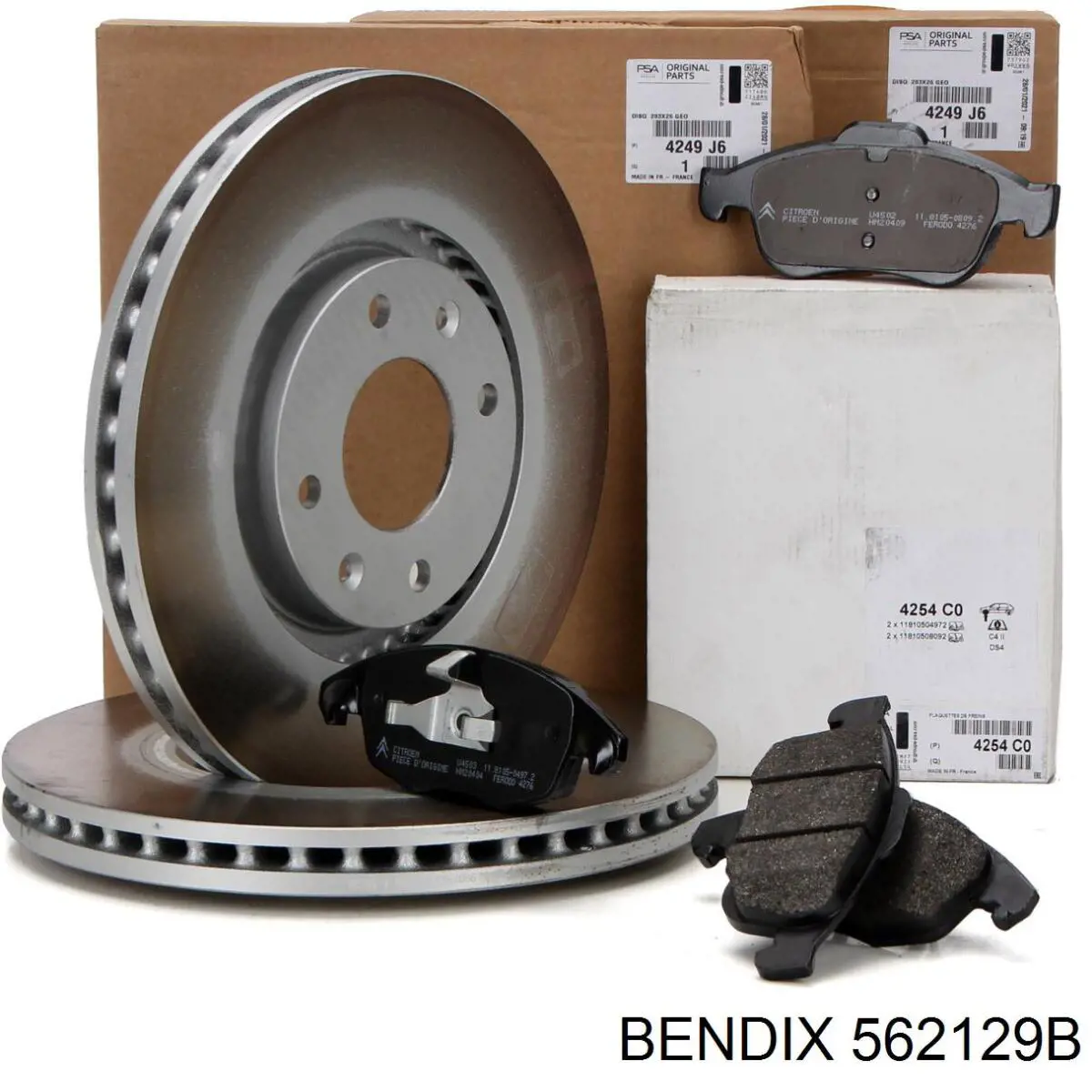 Freno de disco delantero Citroen C4 UD