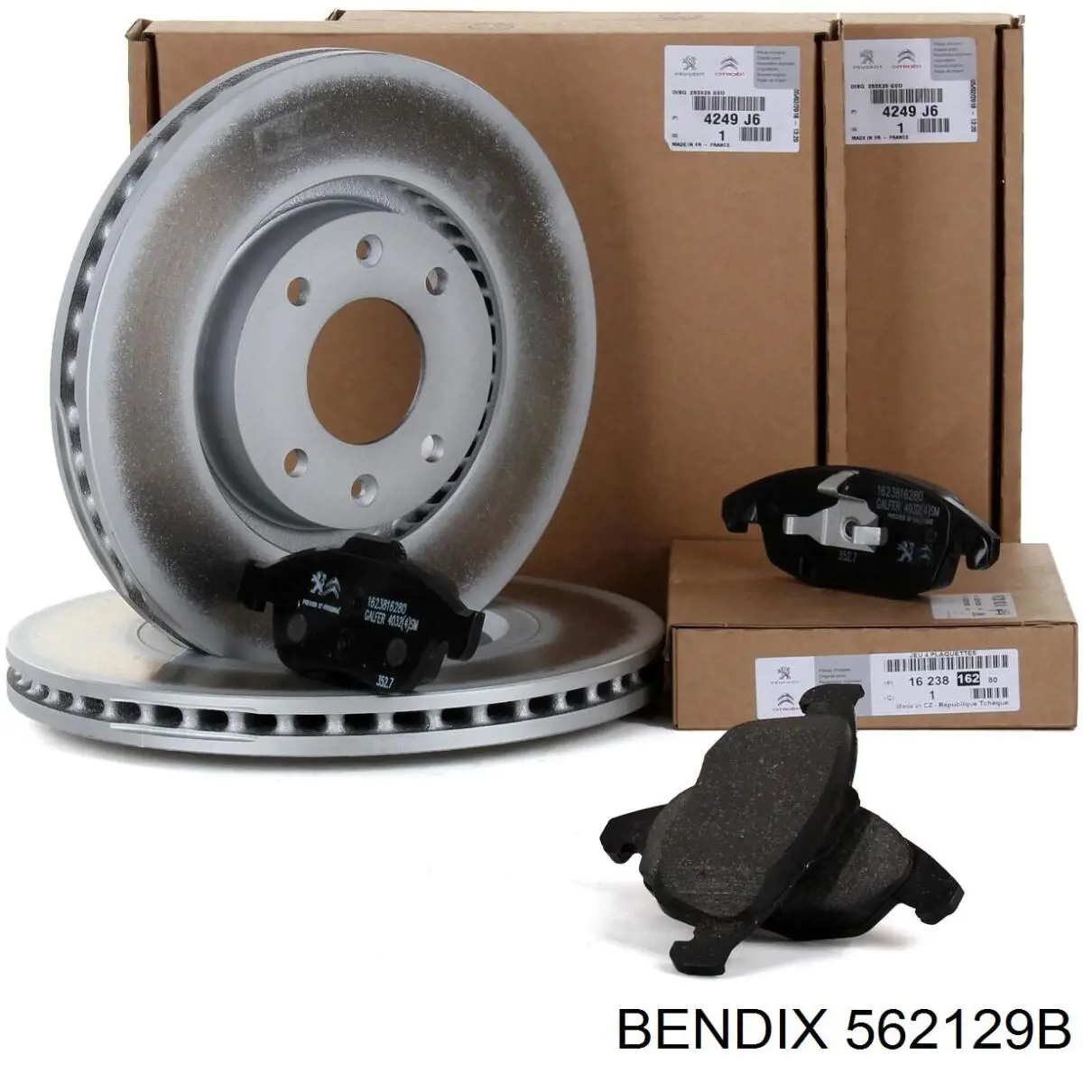 Freno de disco delantero Citroen C4 UD