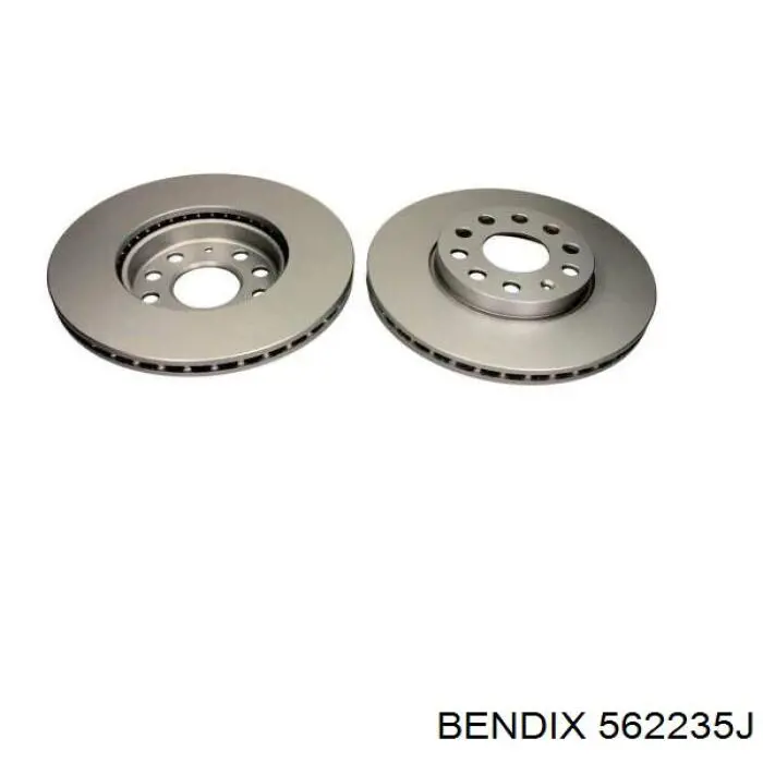 Freno de disco delantero Volkswagen Caddy 2 9K9